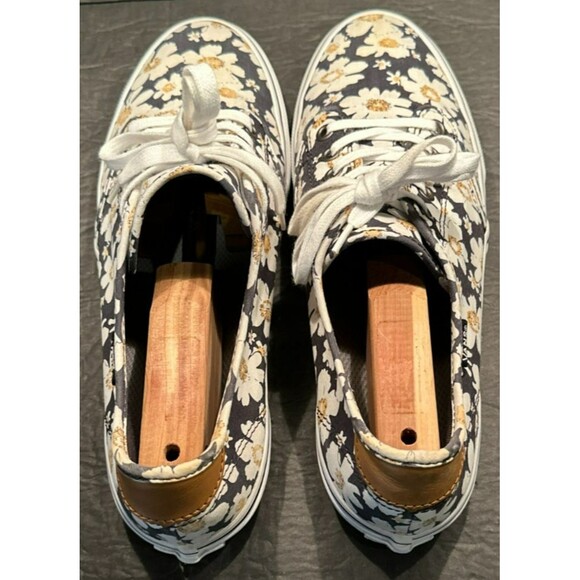 Vans Ultra Cush Camden Deluxe Black/White Floral Print Women's Size 9.5 - Picture 7 of 11